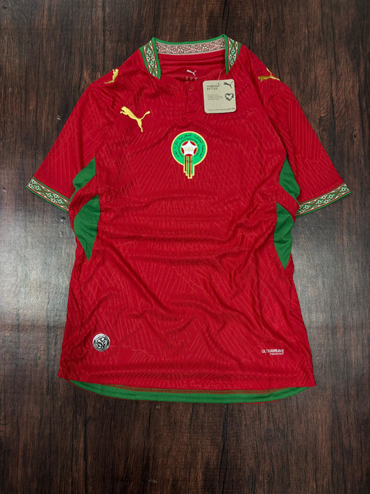 PUMA Morocco Home Authentic Jersey Player Edition with Shorts