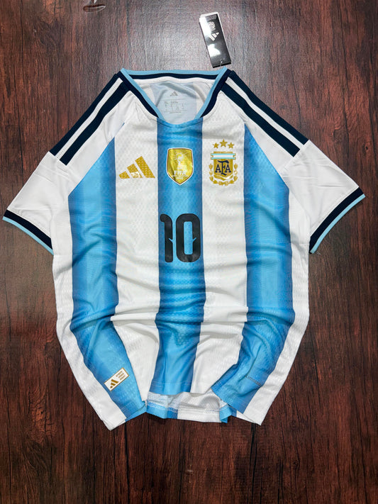 Messi 10 Argentina 2026 Home Authentic Jersey Player Edition without Shorts