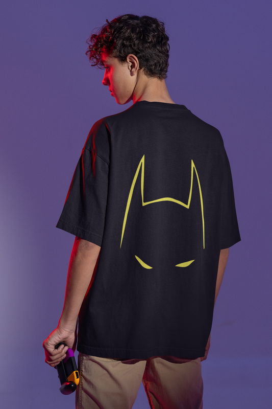 Batman Oversized 100% Cotton Printed Unisex T-Shirt